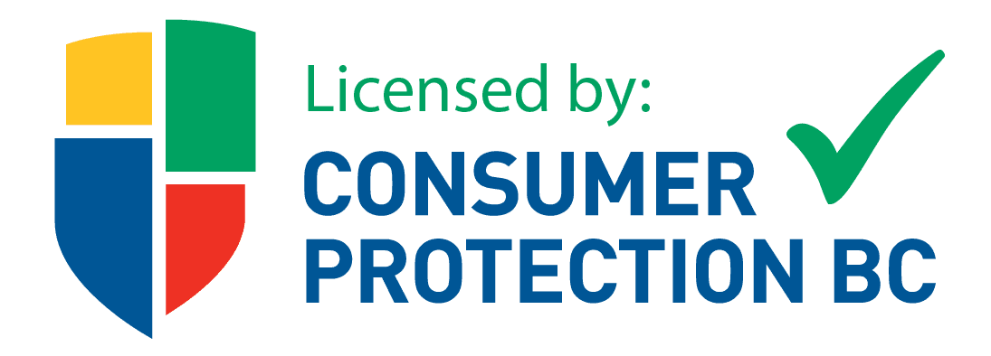Licensed by Consumer Protection BC
