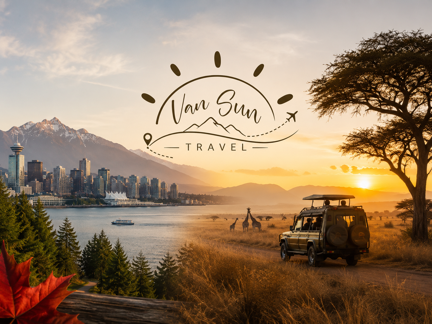 Coastal travel destination