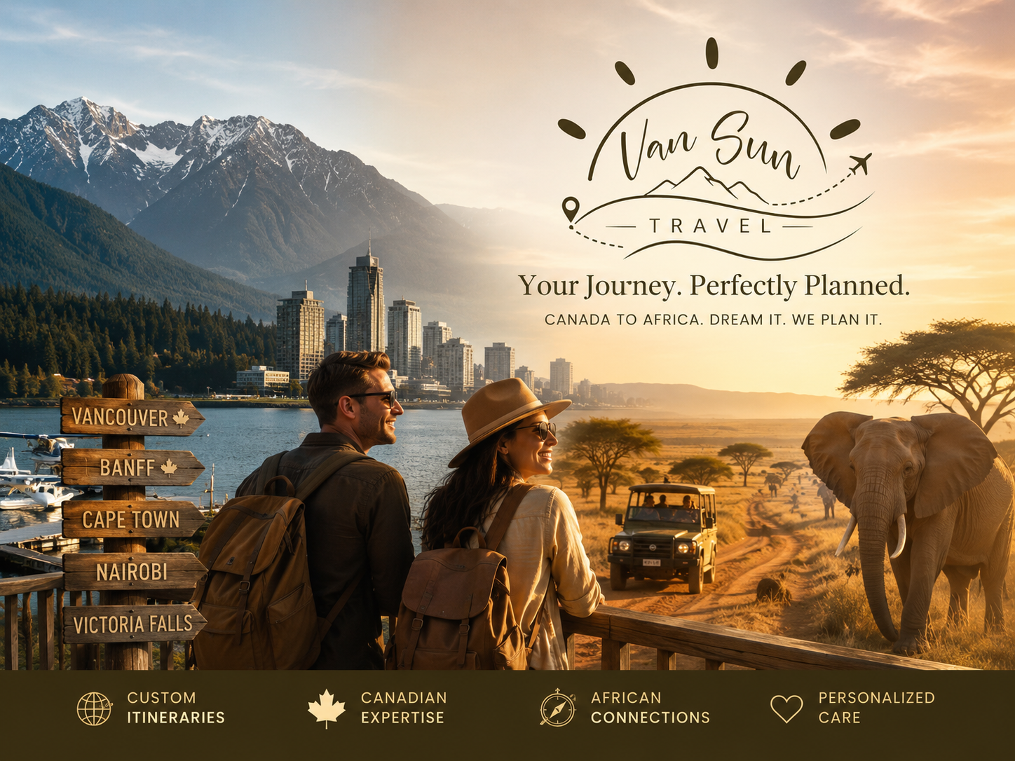 Mountain travel destination